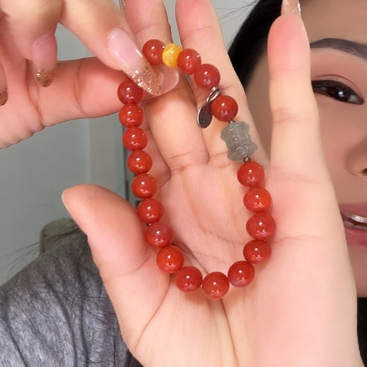 南红玛瑙未镶嵌手链88888888888