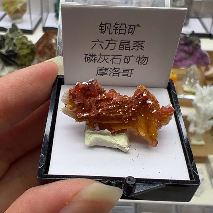 未镶嵌眼镜紫晶钒铅矿