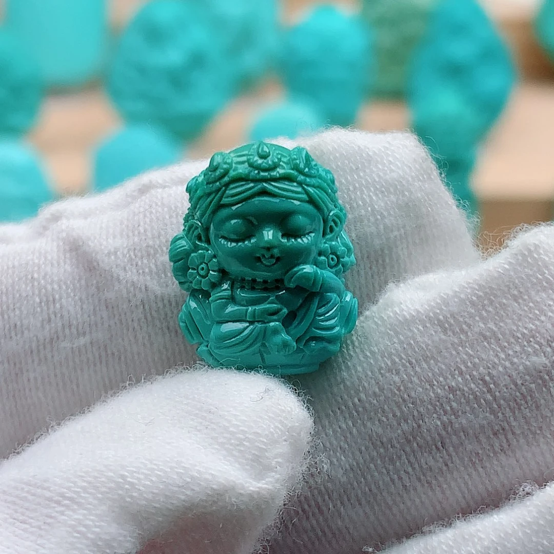 绿松石未镶嵌配饰