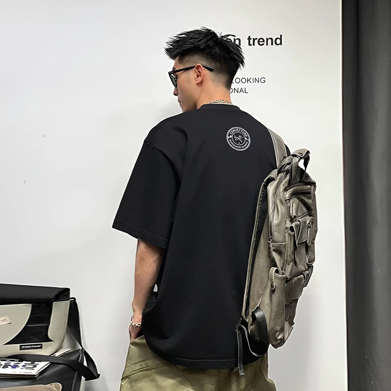 【波总专属-飞鸟家】T2115新款时尚印花简约潮流百搭T恤男女同款