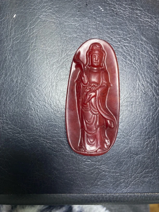 创意和田老玉手把挂件