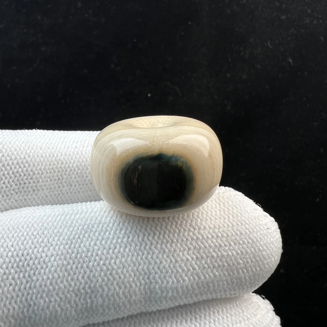 S4002天然猛犸牙 平安扣 23*14.6mm支持鉴定 假一罚四