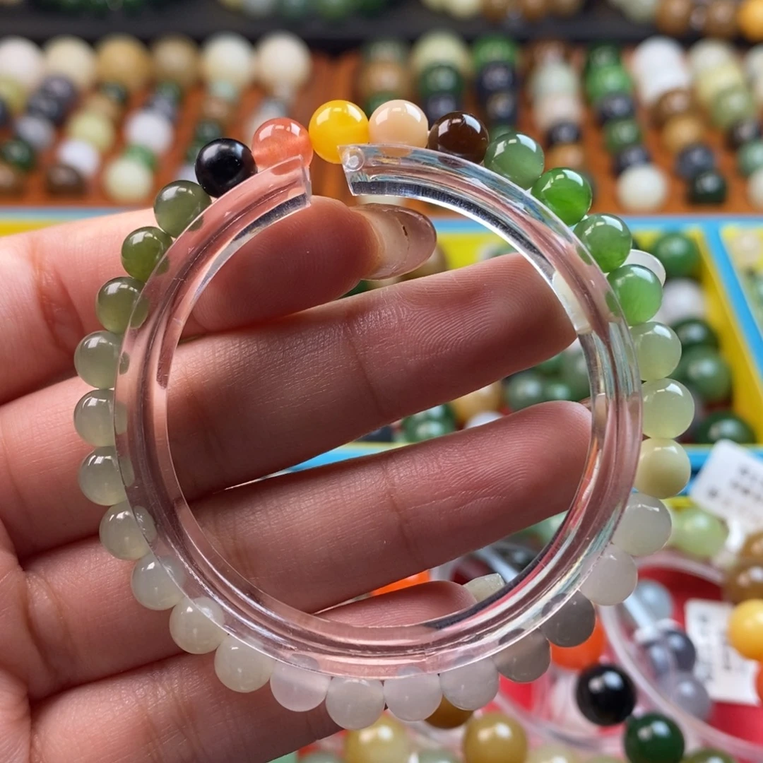 和田玉未镶嵌珠宝奇石福利多宝手串