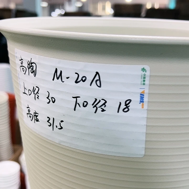 正品高陶口30高31米色无托3个