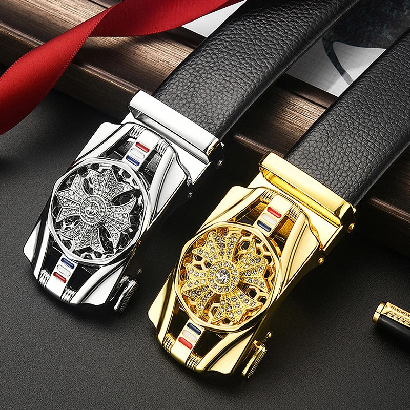 【东莱在售+运费险】限量高档时来运转皮带男士学生自动扣腰带青年