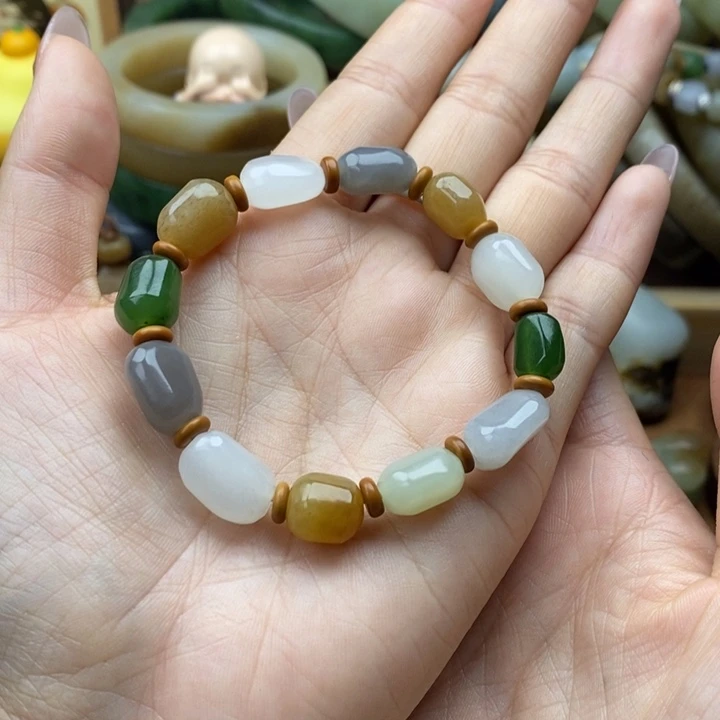 和田玉（糖玉）未镶嵌手链