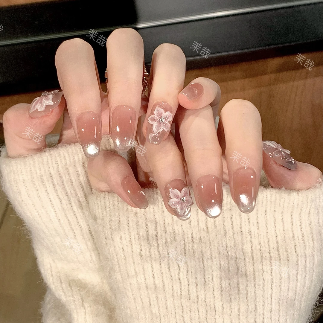 茉哉W现货【锦瑟】纯手工定制拆卸穿戴甲A4346