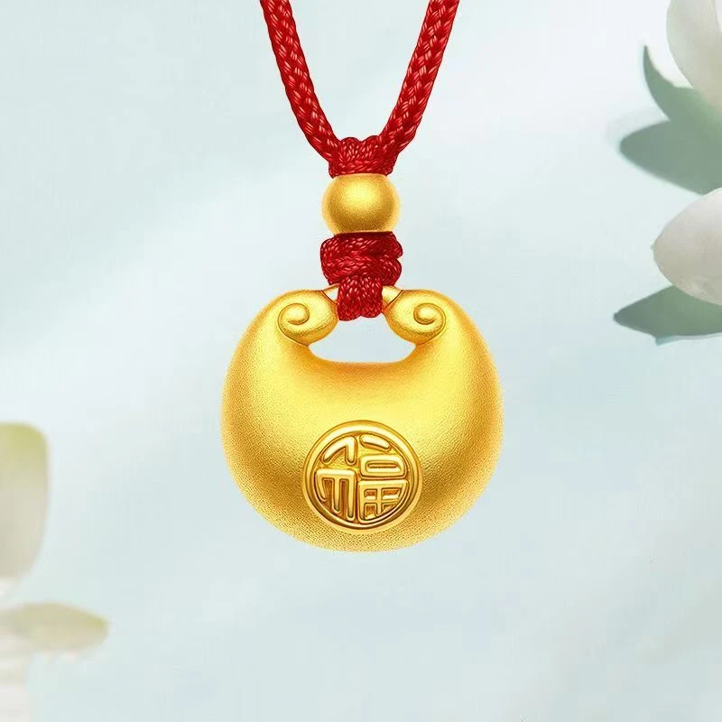 【周总】柜台同款古法百搭平安福小胖福合金吊坠
