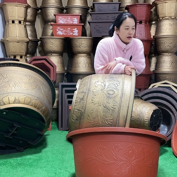 圆盆红色八零两个