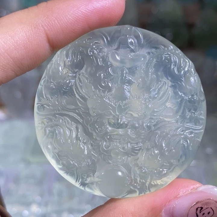 岫玉未镶嵌吊坠吊坠