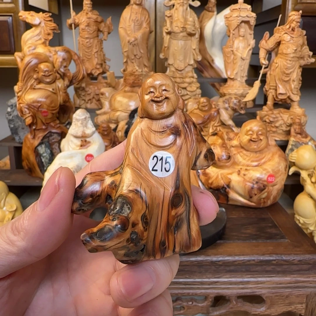崖柏小木匠艺雕一物一拍