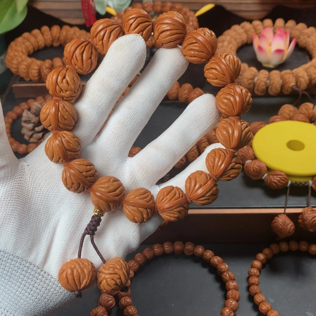 桃核吊坠20祥云手持