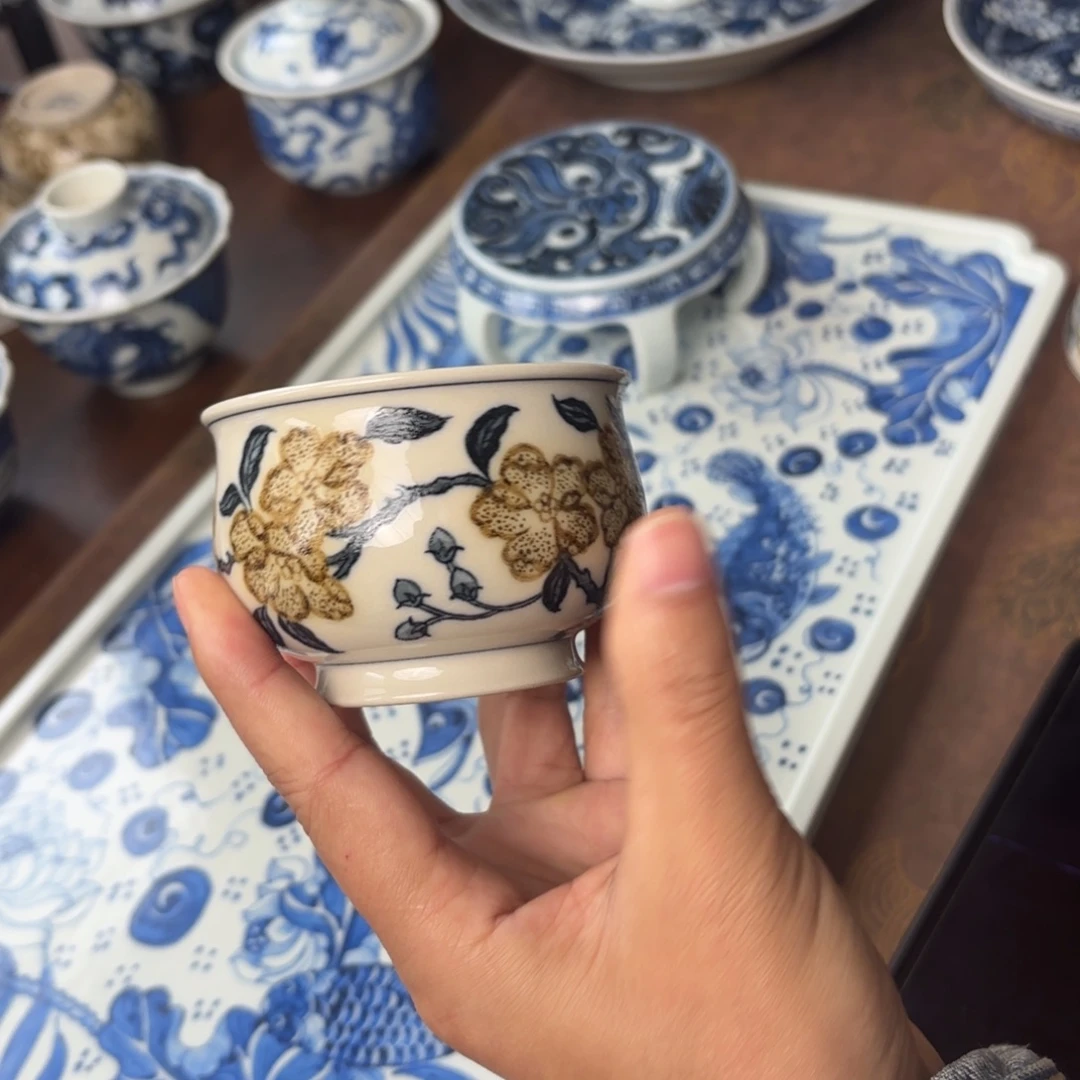 摆件景德镇手绘茶器瑕疵福利