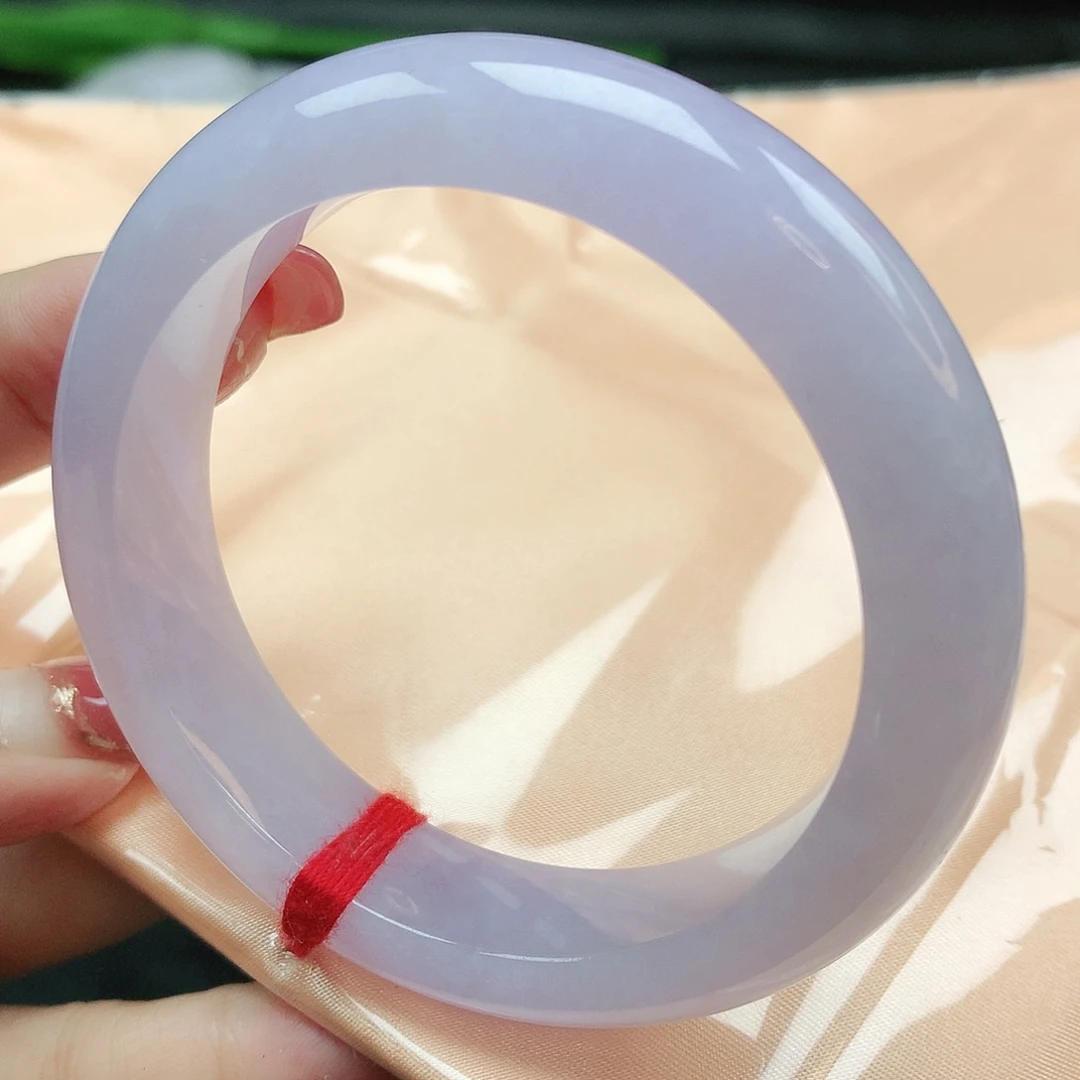 翡翠手镯未镶嵌正圈53.8