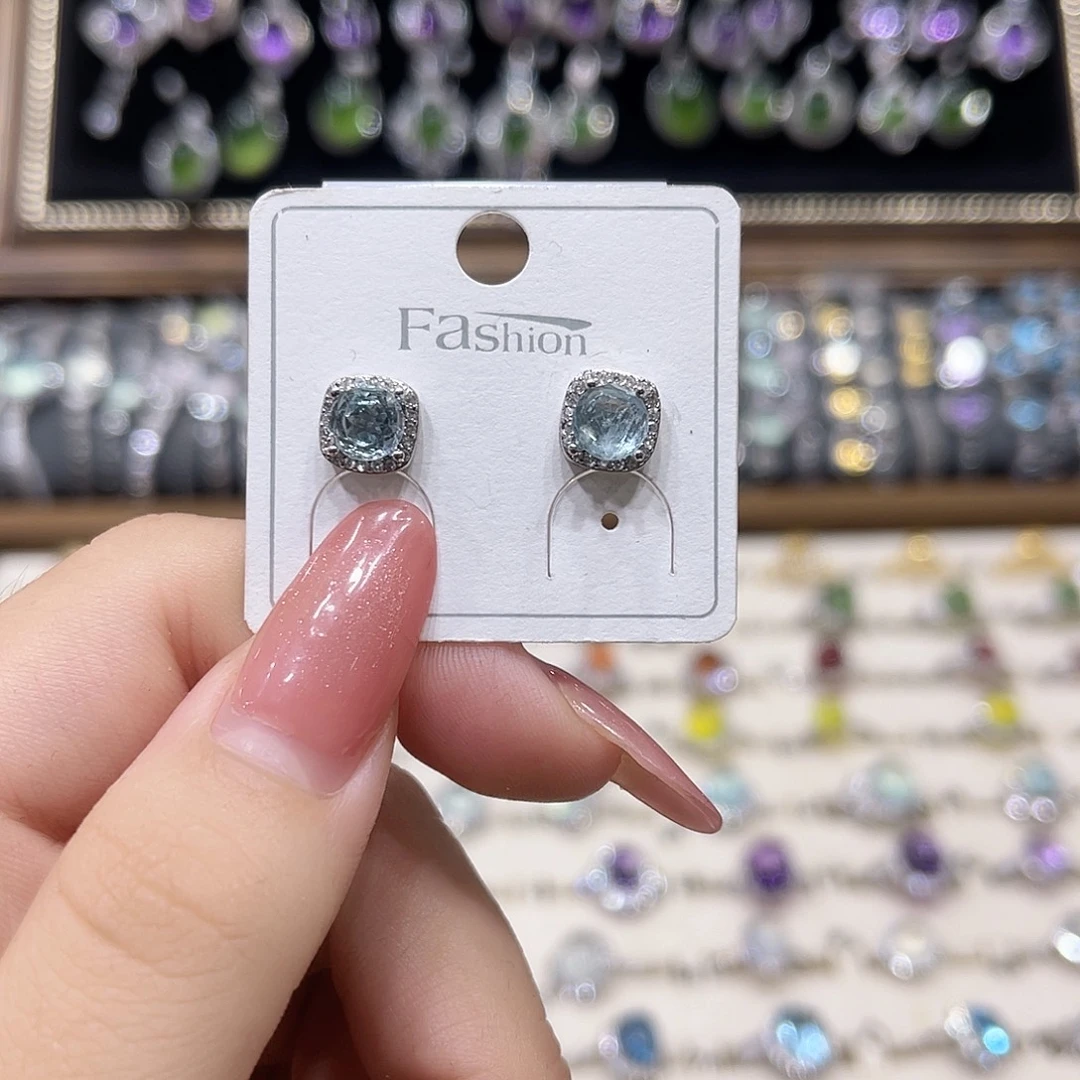 蛇纹石玉银S925镶嵌戒指