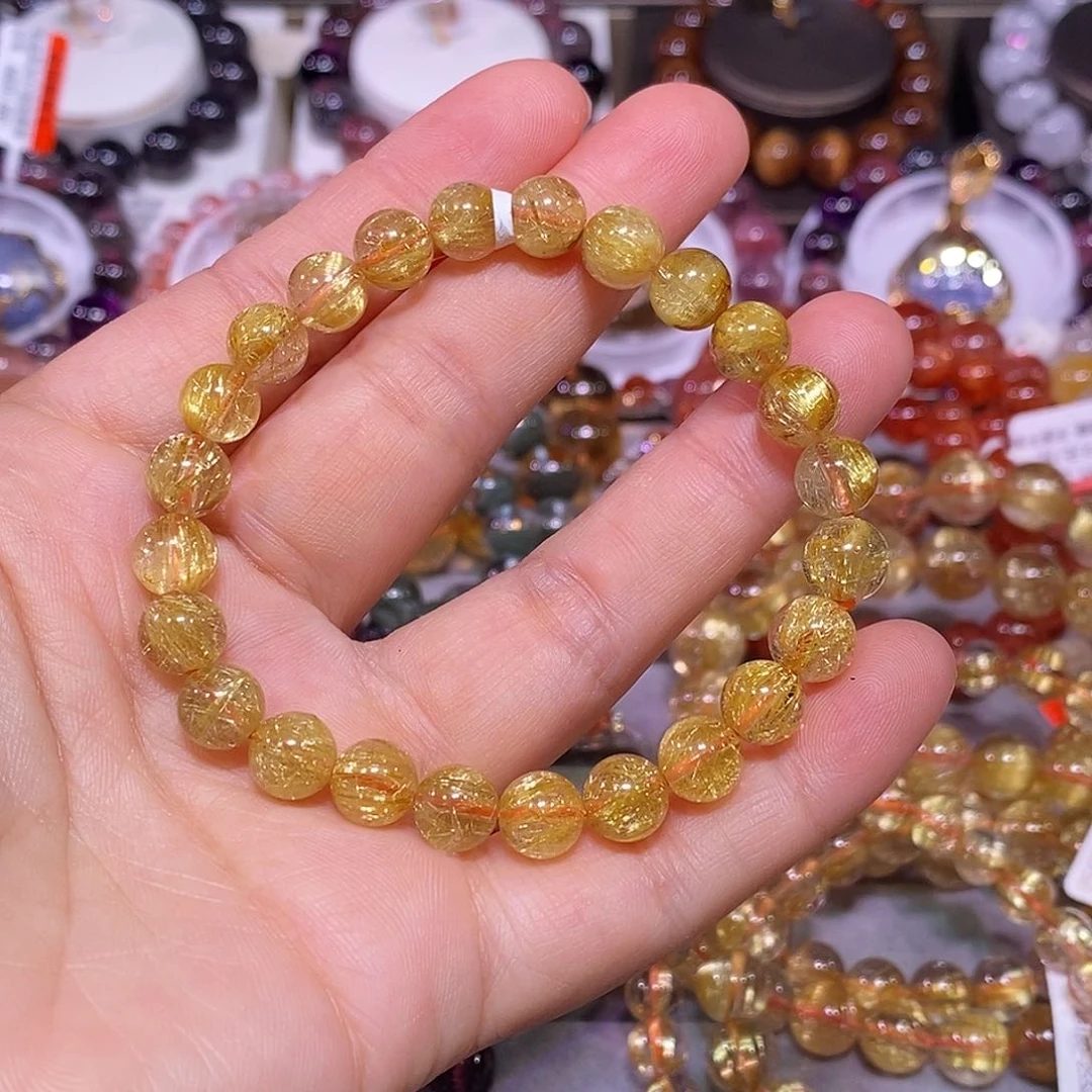 未镶嵌手链水晶金钛晶8