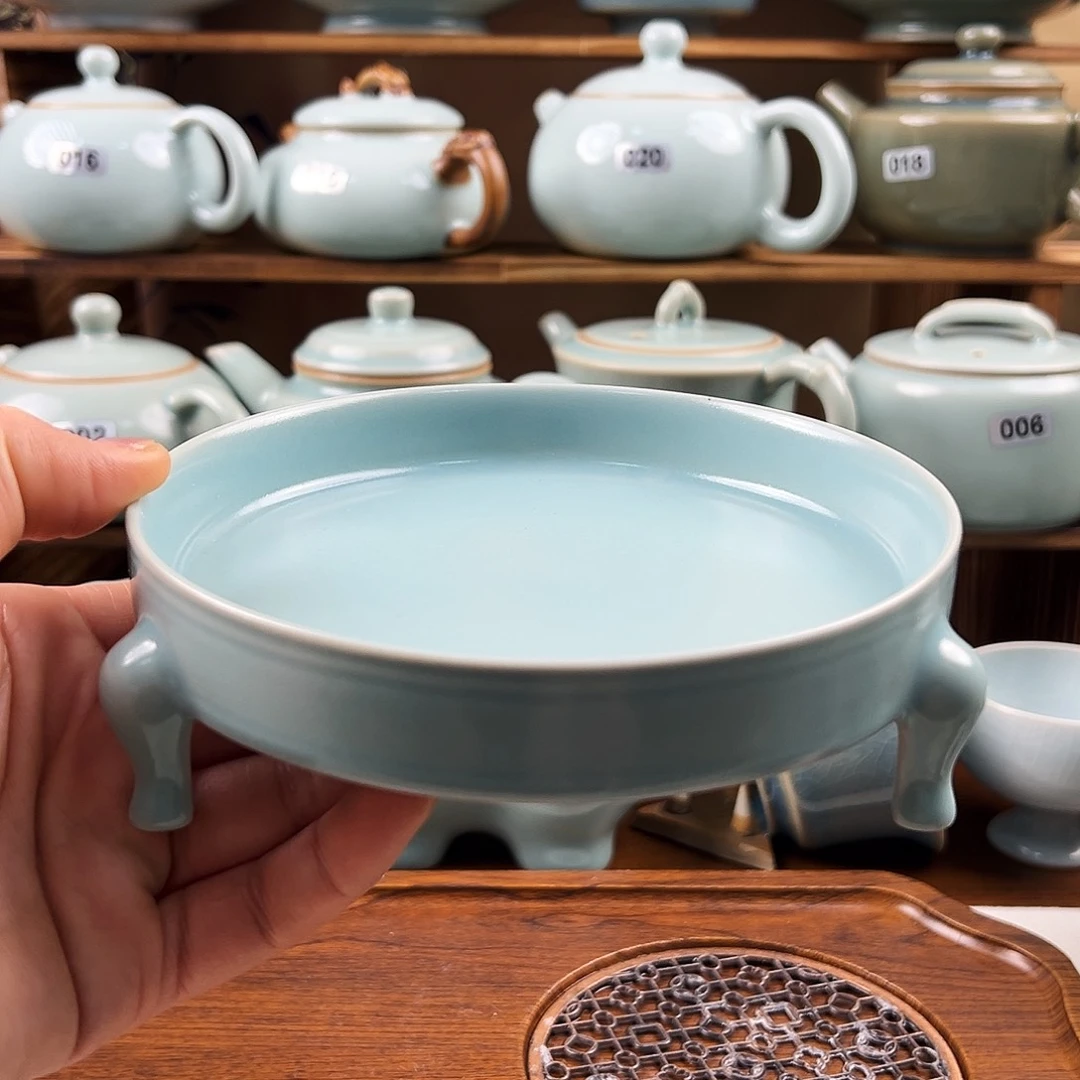 微瑕捡漏三足洗手工