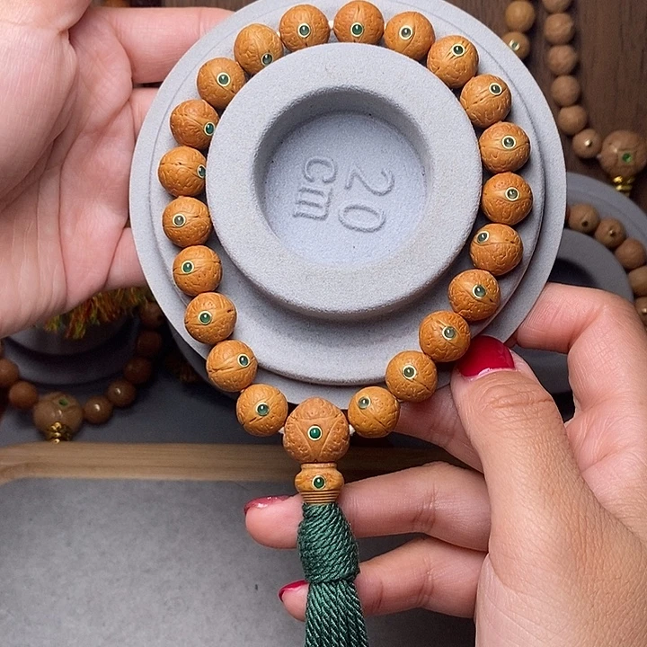 手串凤眼菩提12mm➕镶嵌
