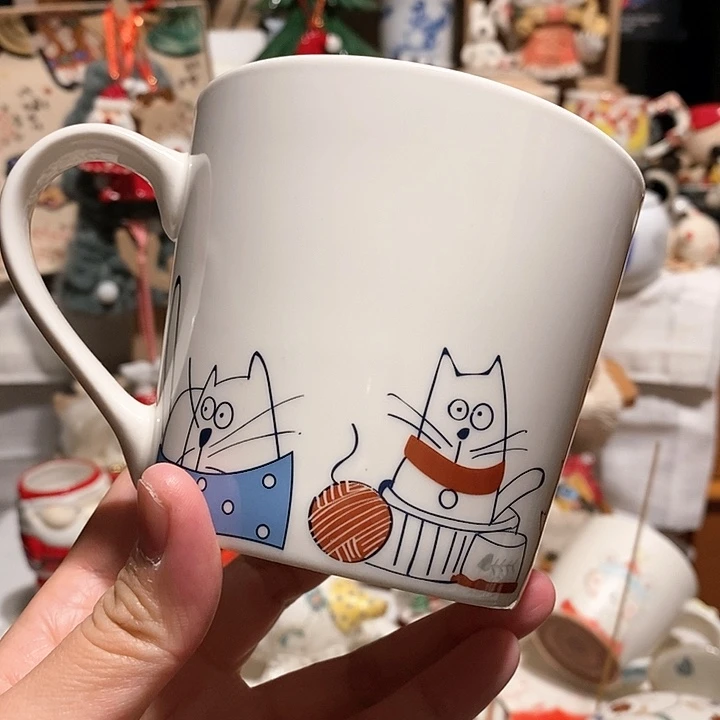 搪瓷马克杯底部有磕