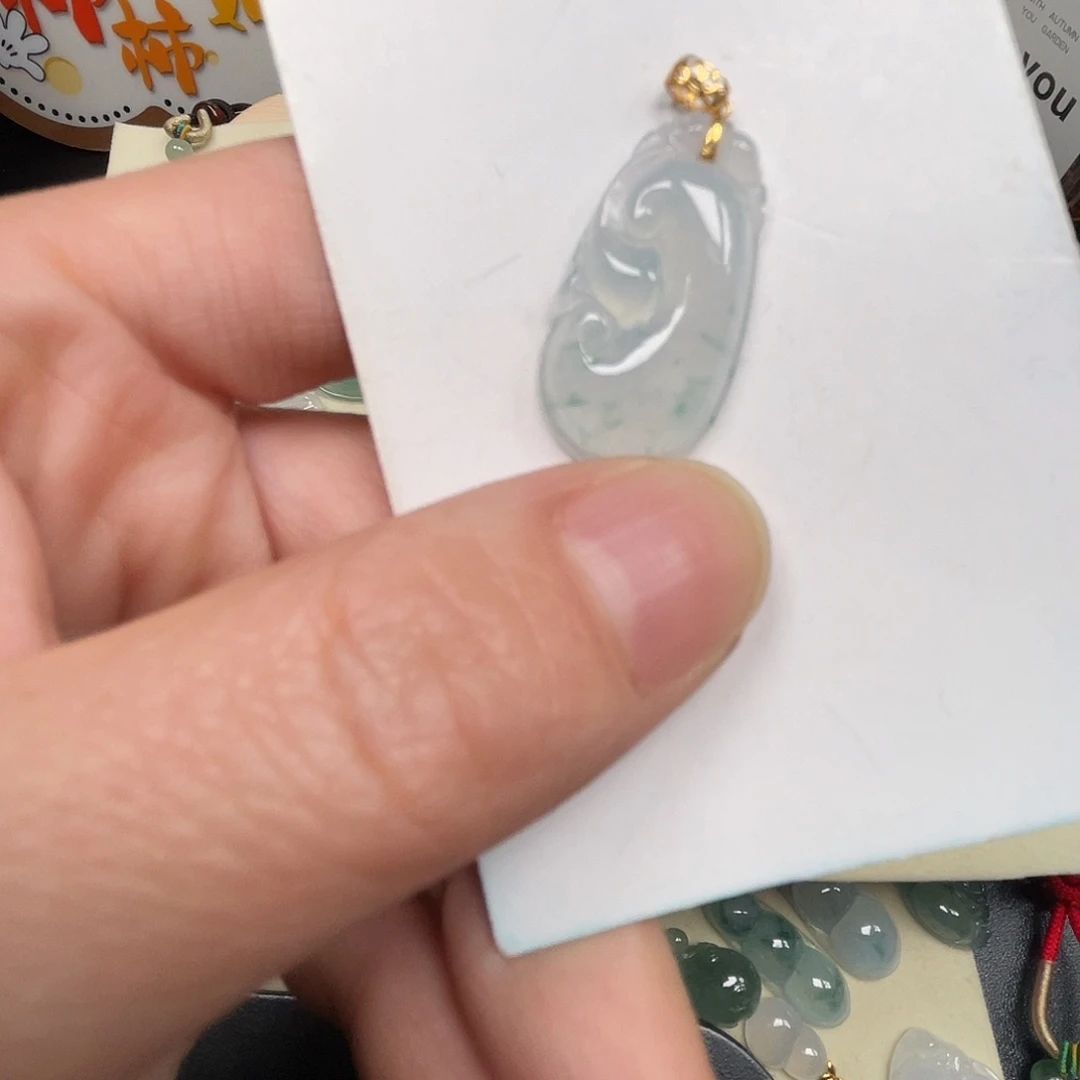 翡翠未镶嵌吊坠(不含链)翡翠