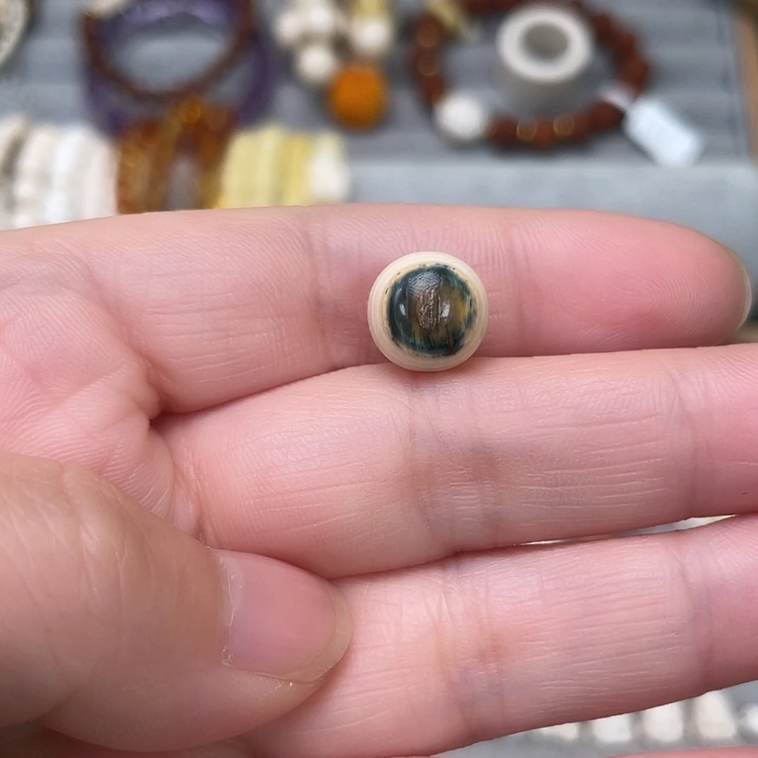 猛犸象牙手串/手链/手镯兰眼珠11尺寸