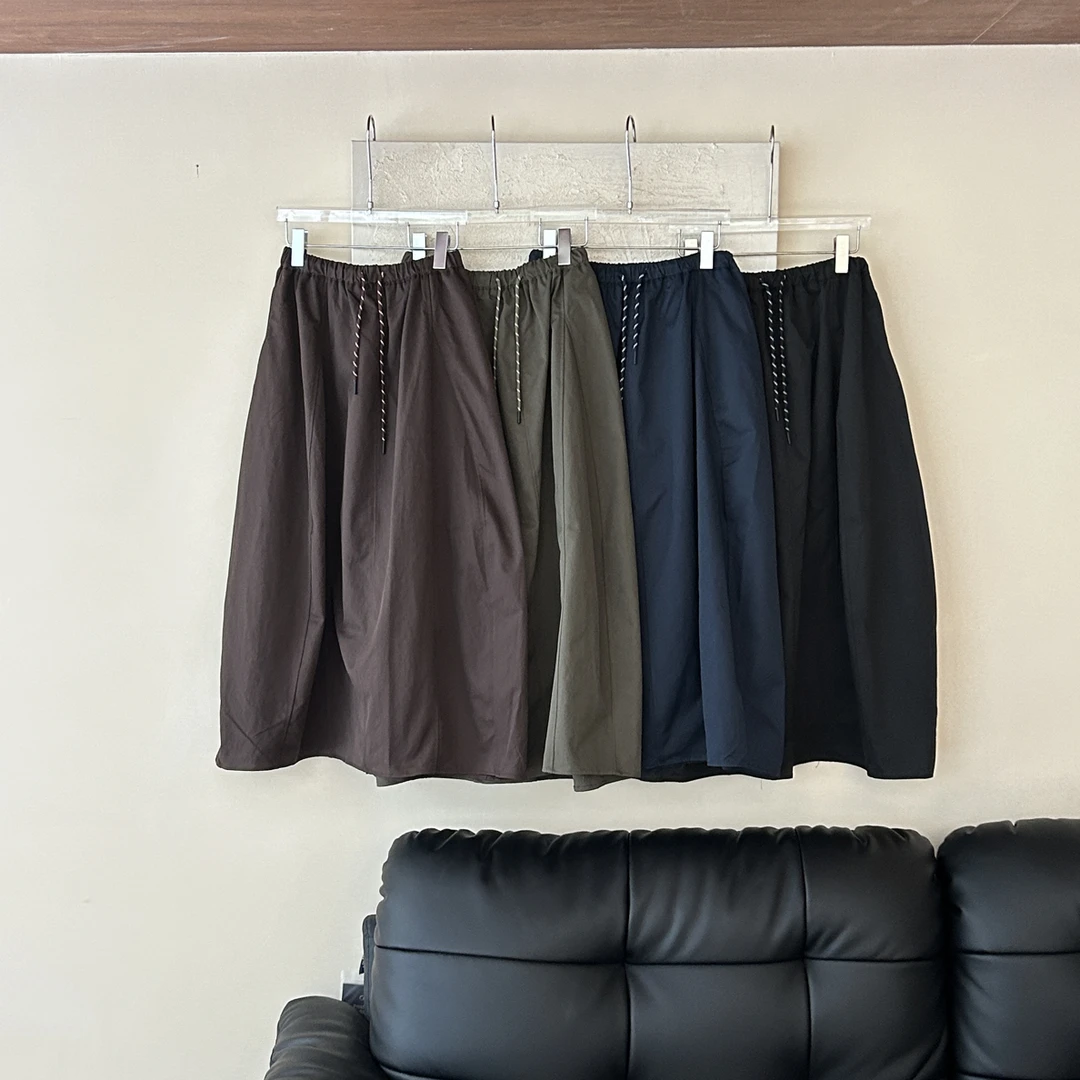 【赵小小&漫游者姿态】91285 南瓜裙花苞裙中长款复古工装半身裙女