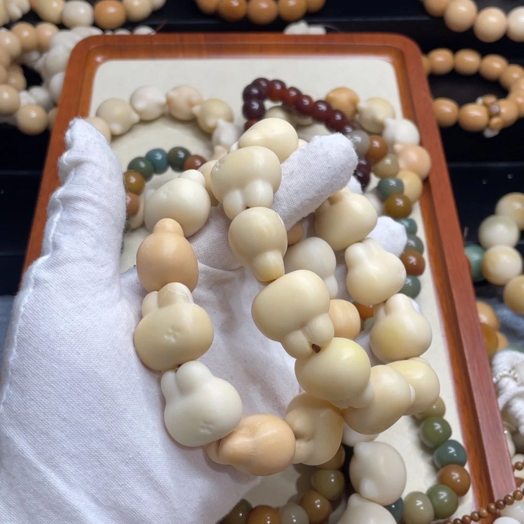 菩提根/象牙果吊坠牙果大瑕疵兔头一锅135