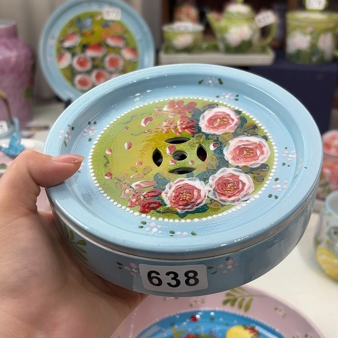 飏***意景德镇手绘高温釉下彩陶瓷茶具