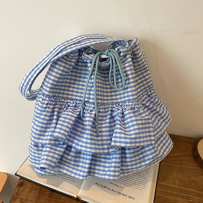 秋冬通勤云朵包编织包爆款腋下包时尚潮帆布包女年碎包单肩女包