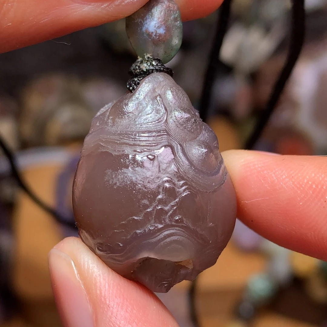 未镶嵌玛瑙/玉髓珠宝半成品