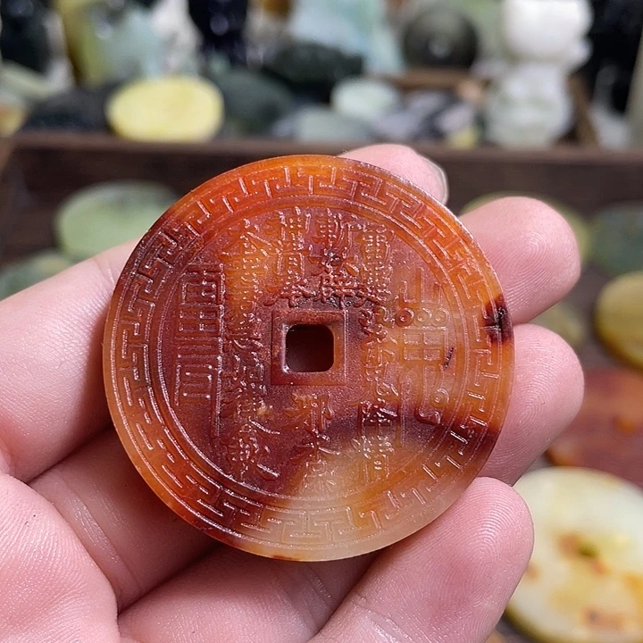 ꒰***꒱岫玉未镶嵌时尚经典挂件