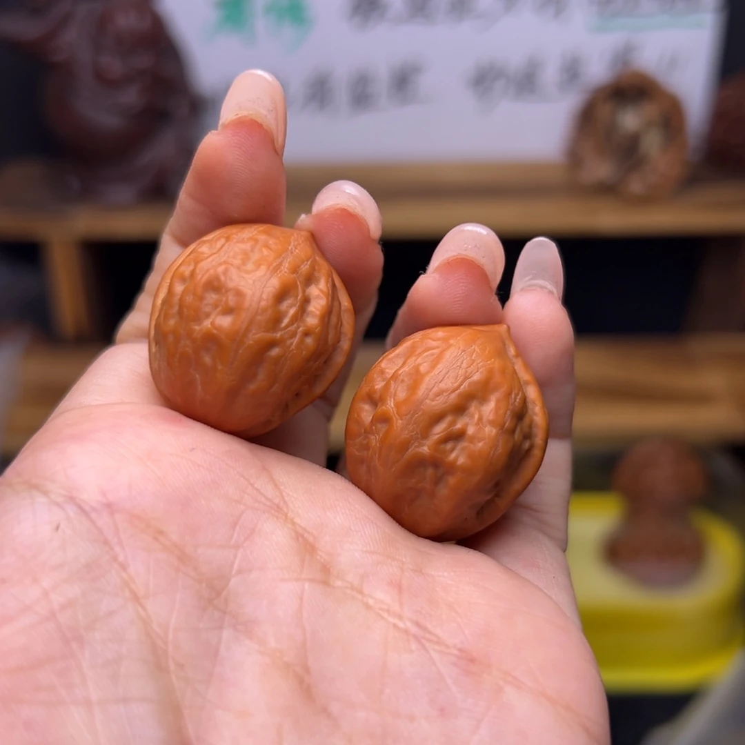 ****桃核把件蛤蟆头手捻