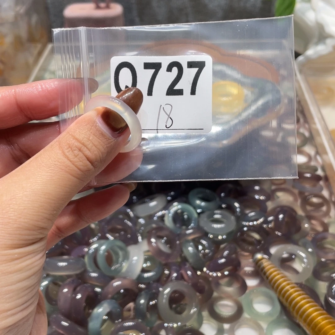 玛瑙/玉髓未镶嵌戒指727
