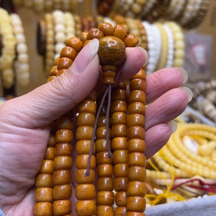 路***哥牛骨手串/手链直径10桶珠