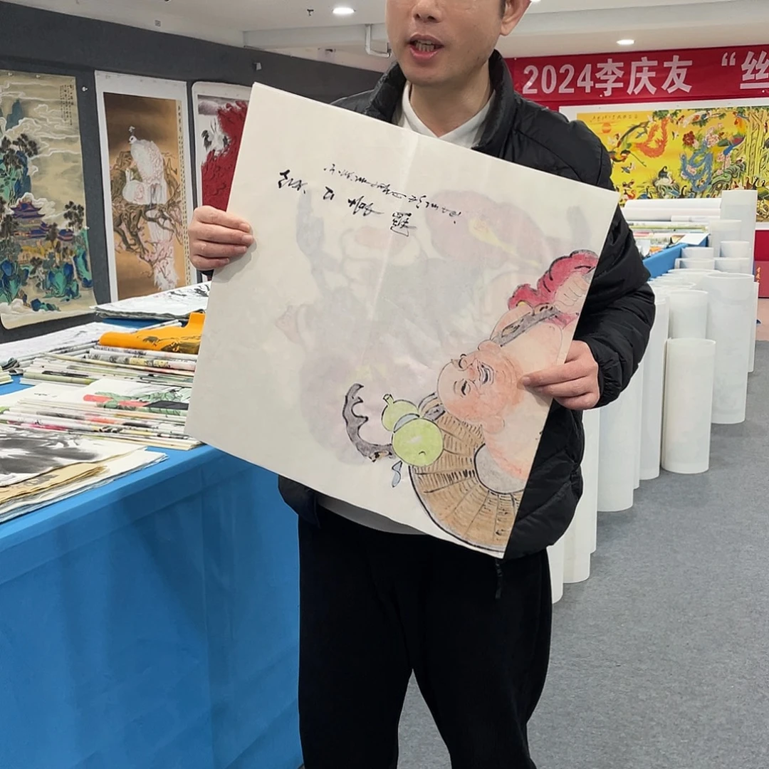 国画今天上午国画作品展示