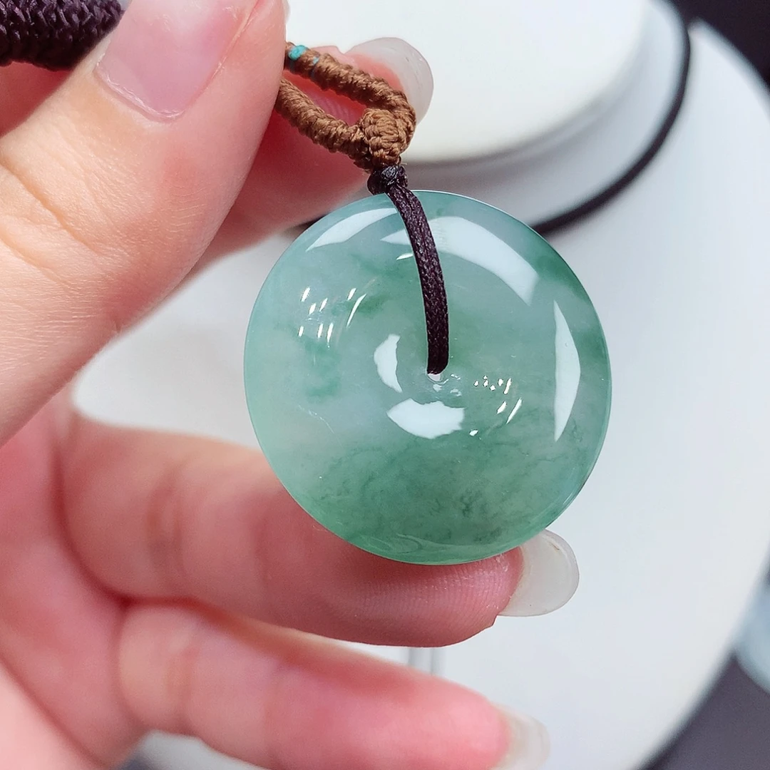 翡翠未镶嵌颈饰翡翠7，27.1/5.8