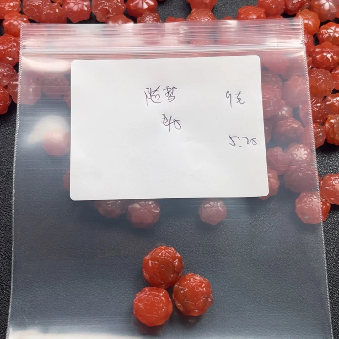 南红玛瑙配饰合金随*