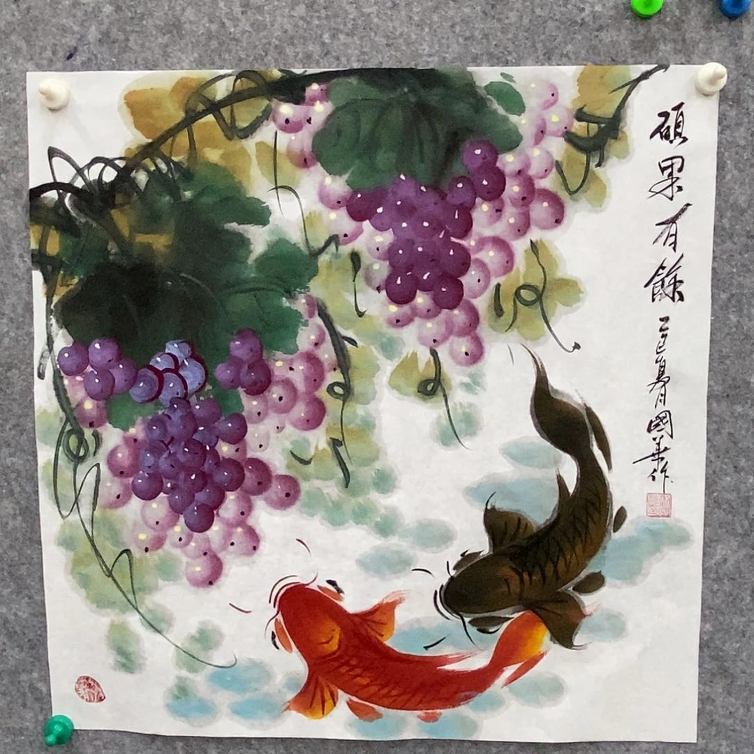 国画刘国华手绘作品111