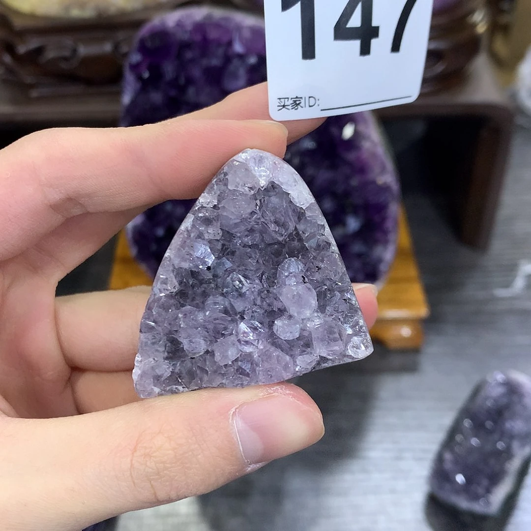 紫晶珠宝半成品未镶嵌147