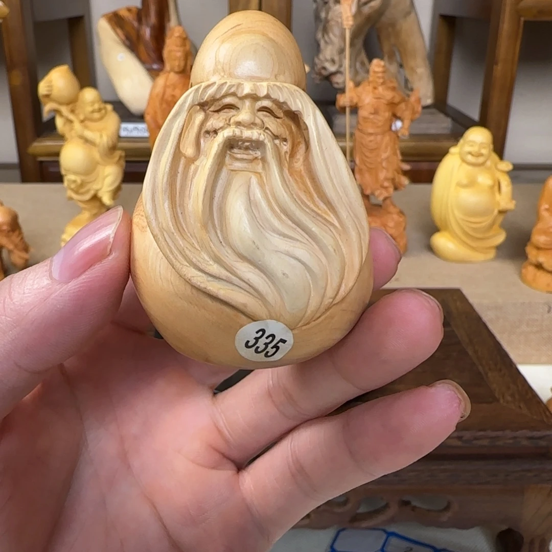 崖柏小木匠艺雕一物一拍