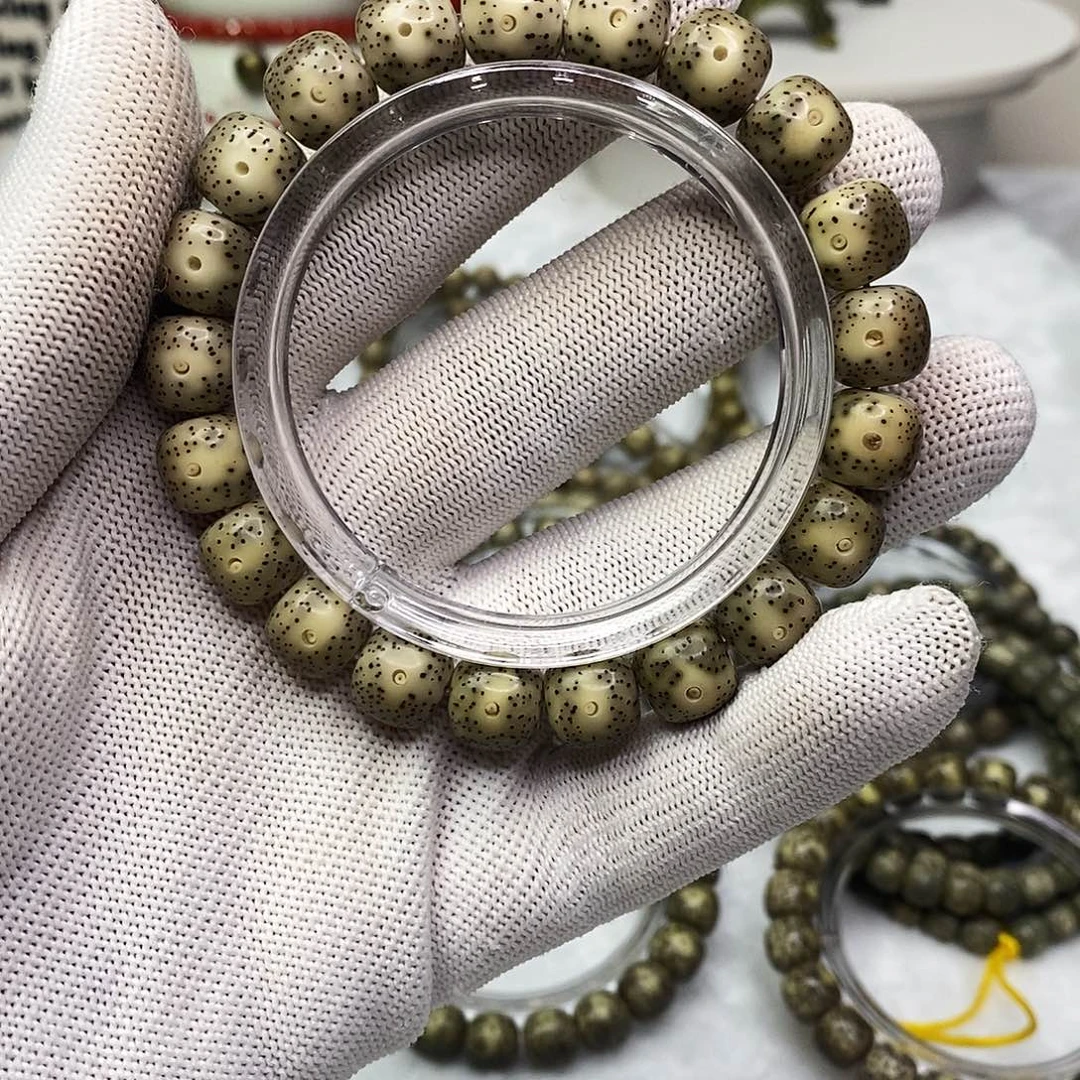 星月菩提手串青花石玉025