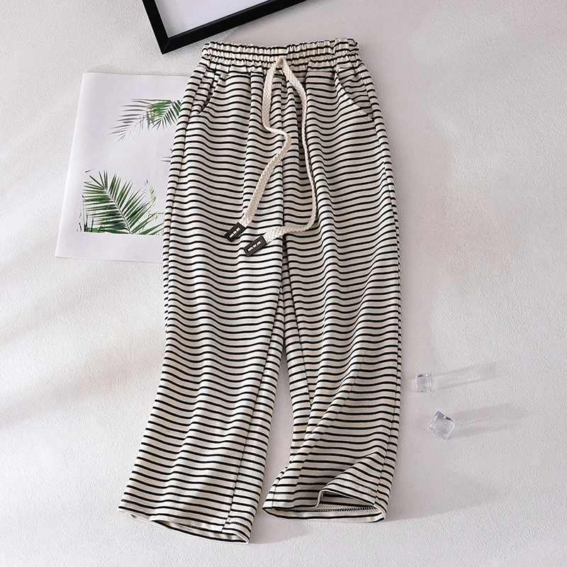 女童裤子夏季薄款长裤儿童时髦阔腿裤女大童宽松直筒裤洋气中大童