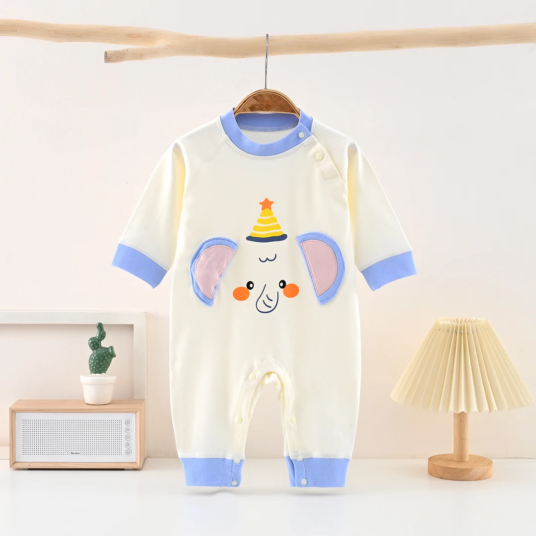 婴幼儿纯棉秋外穿时尚打底衣新款婴儿长袖宝宝秋季卡通