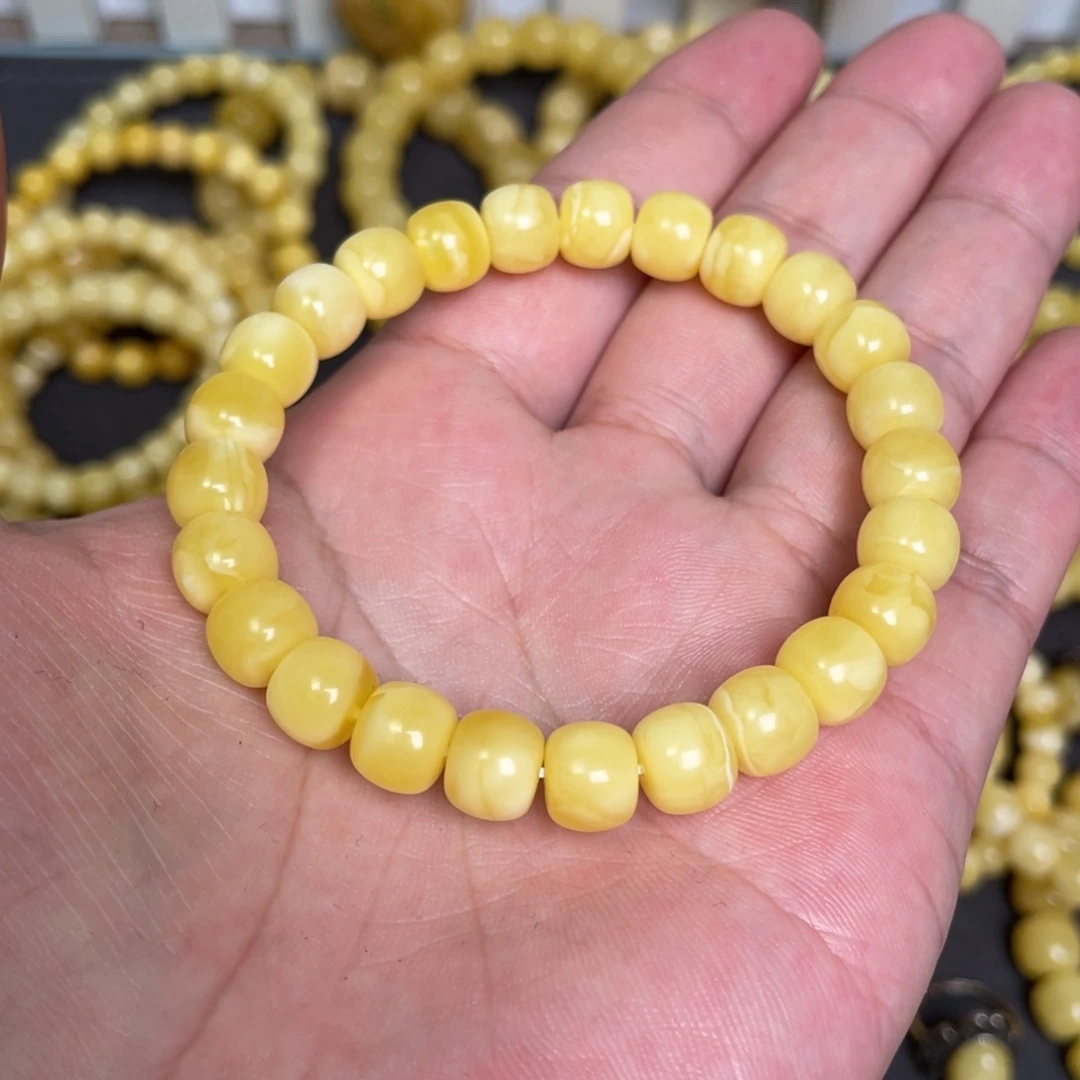 蜜蜡未镶嵌裸石蜜蜡手串8.8mm