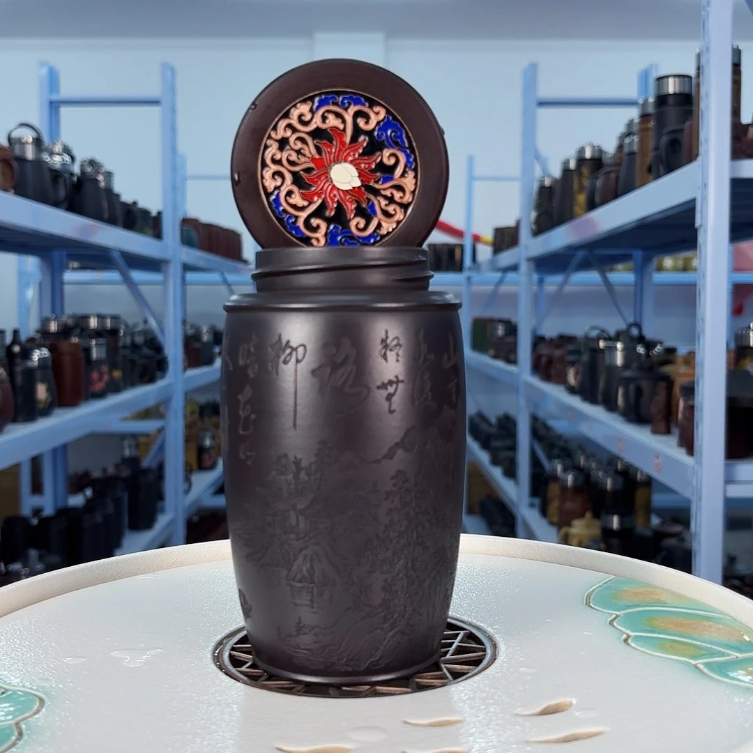 宜兴原矿紫砂杯子