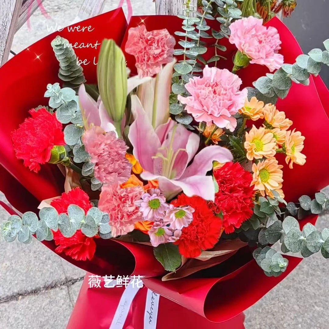 幸福安康，祝福花束