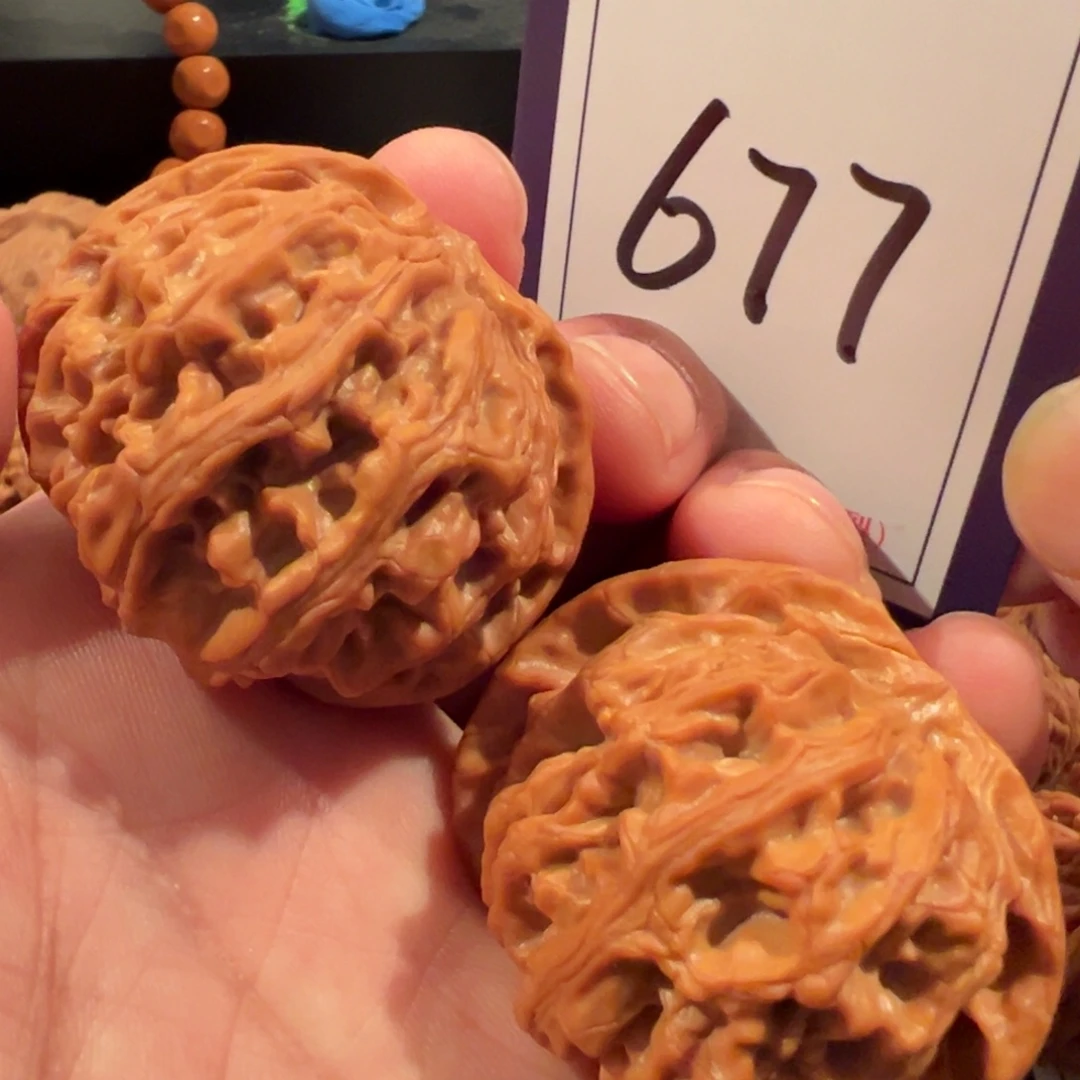 文玩核桃把件全品苹果园45尺寸677号