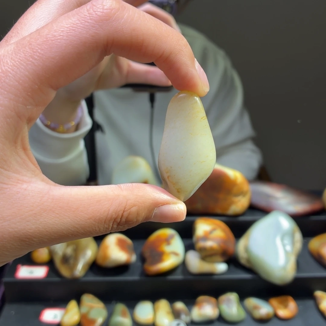 和田玉未镶嵌挂件26.8