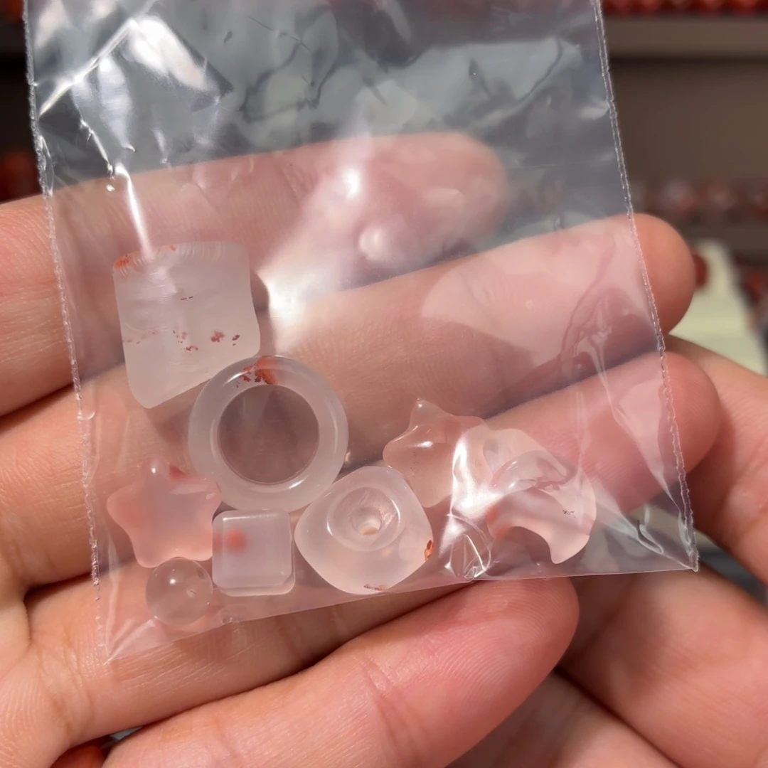 ꧁***꧂未镶嵌1南红玛瑙八颗