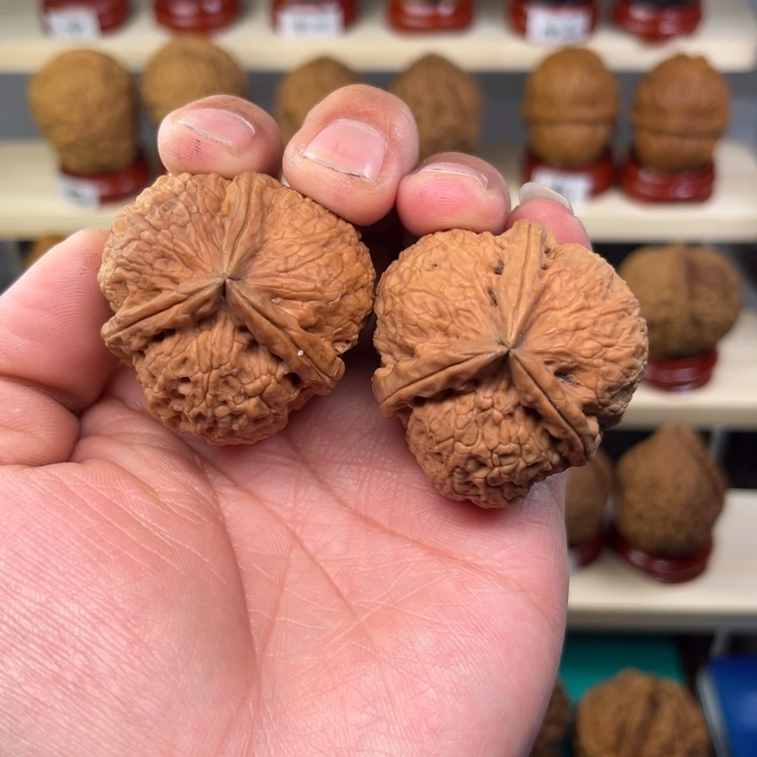 核桃文玩铁核桃黄金甲39尺